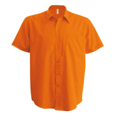 KARIBAN Férfi ing Kariban KA551 Ace - Short-Sleeved Shirt -L, Orange