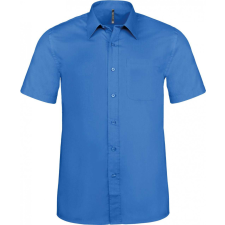 KARIBAN Férfi ing Kariban KA551 Ace - Short-Sleeved Shirt -S, Light Royal Blue férfi ing