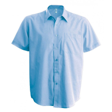 KARIBAN Férfi ing Kariban KA551 Ace - Short-Sleeved Shirt -XS, Bright Sky férfi ing