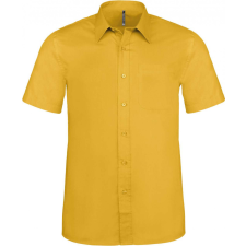 KARIBAN Férfi ing Kariban KA551 Ace - Short-Sleeved Shirt -XS, Yellow férfi ing