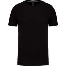 KARIBAN Férfi jersey rövid ujjú póló, Kariban KA356, Black-M