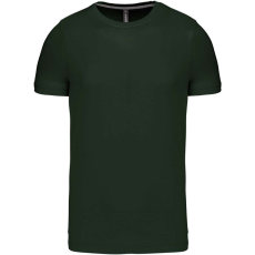 KARIBAN Férfi jersey rövid ujjú póló, Kariban KA356, Forest Green-3XL
