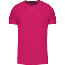 KARIBAN Férfi jersey rövid ujjú póló, Kariban KA356, Fuchsia-L