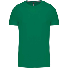 KARIBAN Férfi jersey rövid ujjú póló, Kariban KA356, Kelly Green-3XL