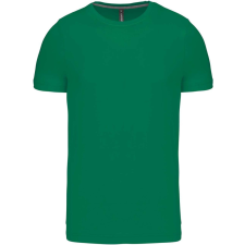 KARIBAN Férfi jersey rövid ujjú póló, Kariban KA356, Kelly Green-L férfi póló