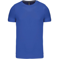 KARIBAN Férfi jersey rövid ujjú póló, Kariban KA356, Light Royal Blue-3XL
