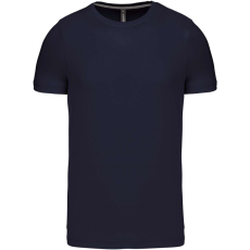 KARIBAN Férfi jersey rövid ujjú póló, Kariban KA356, Navy-2XL