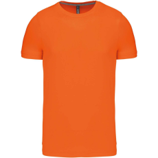 KARIBAN Férfi jersey rövid ujjú póló, Kariban KA356, Orange-4XL