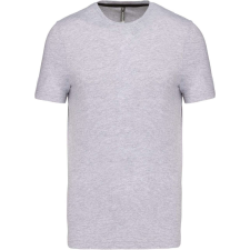 KARIBAN Férfi jersey rövid ujjú póló, Kariban KA356, Oxford Grey-S férfi póló