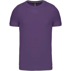 KARIBAN Férfi jersey rövid ujjú póló, Kariban KA356, Purple-4XL