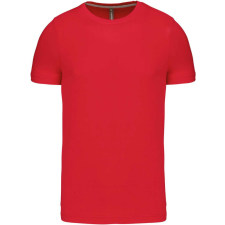 KARIBAN Férfi jersey rövid ujjú póló, Kariban KA356, Red-2XL férfi póló