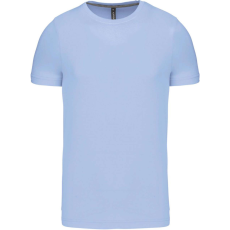 KARIBAN Férfi jersey rövid ujjú póló, Kariban KA356, Sky Blue-3XL