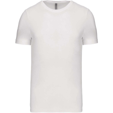 KARIBAN Férfi jersey rövid ujjú póló, Kariban KA356, White-S férfi póló