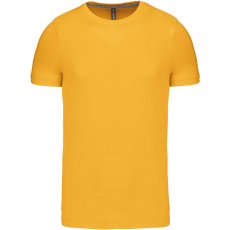KARIBAN Férfi jersey rövid ujjú póló, Kariban KA356, Yellow-4XL