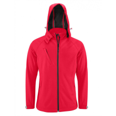 KARIBAN Férfi kabát Kariban KA413 Men'S Detachable Hooded Softshell Jacket -4XL, Red