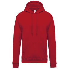 KARIBAN Férfi kapucnis pulóver, Kariban KA476, Cherry Red-M