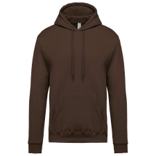 KARIBAN Férfi kapucnis pulóver, Kariban KA476, Chocolate-XS férfi pulóver, kardigán
