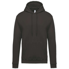 KARIBAN Férfi kapucnis pulóver, Kariban KA476, Dark Grey-4XL férfi pulóver, kardigán