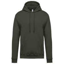 KARIBAN Férfi kapucnis pulóver, Kariban KA476, Dark Khaki-L férfi pulóver, kardigán