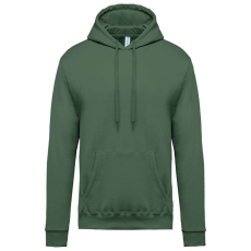 KARIBAN Férfi kapucnis pulóver, Kariban KA476, Earthy Green-XL