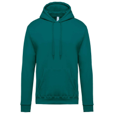 KARIBAN Férfi kapucnis pulóver, Kariban KA476, Emerald Green-XS