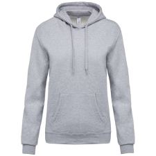 KARIBAN Férfi kapucnis pulóver, Kariban KA476, Oxford Grey-S férfi pulóver, kardigán