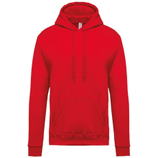 KARIBAN Férfi kapucnis pulóver, Kariban KA476, Red-XS