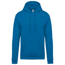 KARIBAN Férfi kapucnis pulóver, Kariban KA476, Tropical Blue-2XL férfi pulóver, kardigán