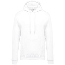 KARIBAN Férfi kapucnis pulóver, Kariban KA476, White-XS férfi pulóver, kardigán