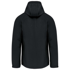 KARIBAN Férfi kapucnis softshell dzseki, Kariban KA413, Black-XL