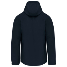 KARIBAN Férfi kapucnis softshell dzseki, Kariban KA413, Navy-4XL női dzseki, kabát