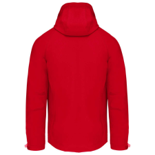 KARIBAN Férfi kapucnis softshell dzseki, Kariban KA413, Red-M női dzseki, kabát