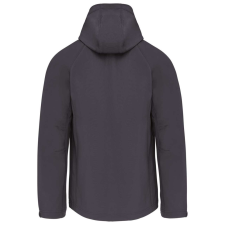 KARIBAN Férfi kapucnis softshell dzseki, Kariban KA413, Titanium-L női dzseki, kabát