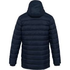 KARIBAN Férfi kapucnis steppelt kabát, Kariban KA6128, Navy-M