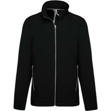KARIBAN Férfi két rétegű softshell dzseki, Kariban KA424, Black-2XL férfi kabát, dzseki