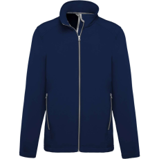 KARIBAN Férfi két rétegű softshell dzseki, Kariban KA424, Navy-2XL