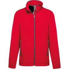 KARIBAN Férfi két rétegű softshell dzseki, Kariban KA424, Red-2XL férfi kabát, dzseki