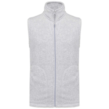 KARIBAN Férfi LUCA polár mellény, Kariban KA913, Ash Heather-L férfi mellény