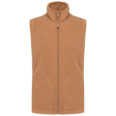KARIBAN Férfi LUCA polár mellény, Kariban KA913, Camel Heather-M