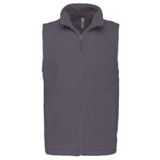 KARIBAN Férfi LUCA polár mellény, Kariban KA913, Convoy Grey-3XL