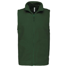 KARIBAN Férfi LUCA polár mellény, Kariban KA913, Forest Green-4XL