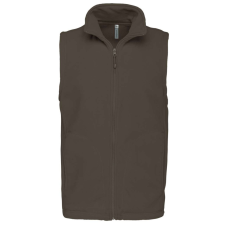 KARIBAN Férfi LUCA polár mellény, Kariban KA913, Green Olive-3XL férfi mellény