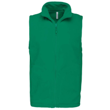 KARIBAN Férfi LUCA polár mellény, Kariban KA913, Kelly Green-3XL férfi mellény