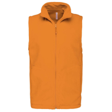 KARIBAN Férfi LUCA polár mellény, Kariban KA913, Orange-2XL férfi mellény