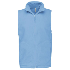 KARIBAN Férfi LUCA polár mellény, Kariban KA913, Sky Blue-2XL férfi mellény