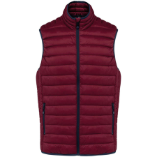 KARIBAN Férfi mellény ultrakönnyű, Kariban KA6113, Wine-2XL férfi mellény