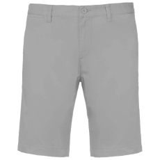 KARIBAN Férfi mosott hatású bermuda, Kariban KA750, Fine Grey-46