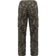 KARIBAN Férfi nadrág Kariban KA744 Men&#039;S Multipocket Trousers -52, Olive Camouflage férfi nadrág