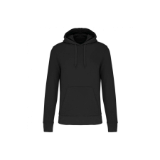 KARIBAN Férfi organikus kapucnis pulóver, Kariban KA4027, Black-3XL férfi pulóver, kardigán