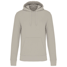 KARIBAN Férfi organikus kapucnis pulóver, Kariban KA4027, Clay-3XL férfi pulóver, kardigán